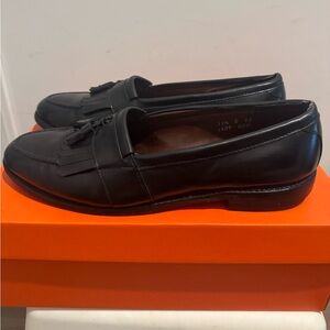 Allen Edmonds Newport Loafer Tasseled Slip On Dress Shoe Black Mens Size 11.5D
